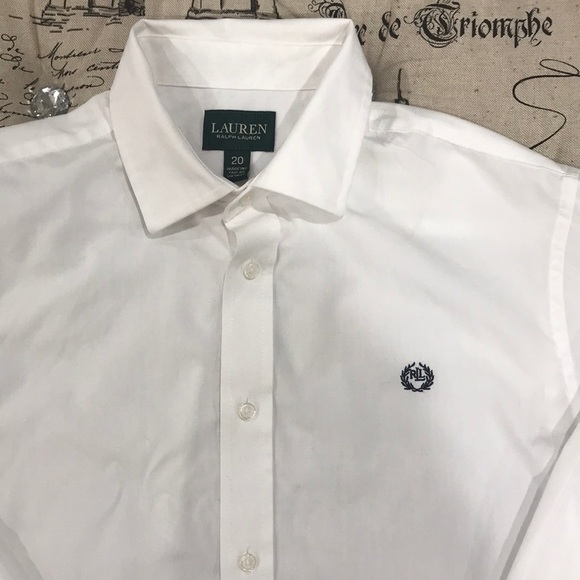 🎁 Lauren Ralph Lauren Boy's Cotton-Blend Sport Shirt - Picture 3 of 4